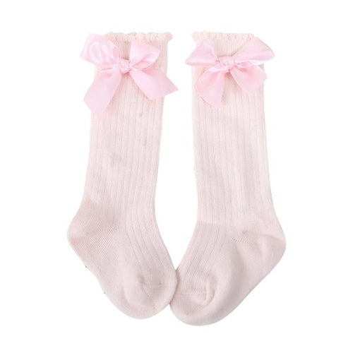 New baby socks Kids Toddlers Girls Big Bow