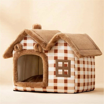 SHOPP.us Removable Roof Plush Pet House - Premium Pets from SHOPP.us- Just $84.99! Shop now at SHOPP.us