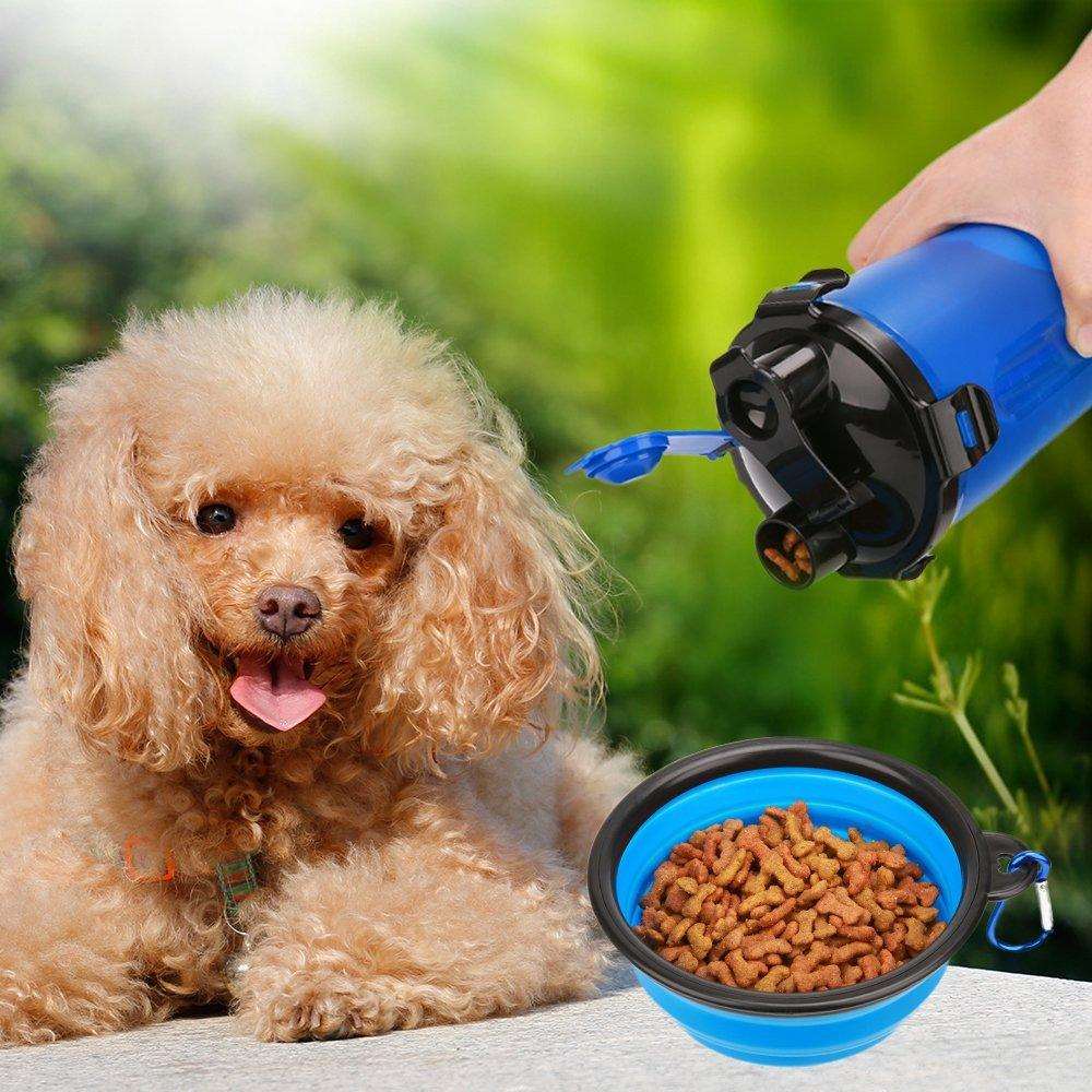 SHOPP.us 2 in 1 Dog Drinking Water Bottle with Bowls - Premium Pets from SHOPP.us- Just $25.99! Shop now at SHOPP.us