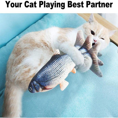 SHOPP.us Electric Flipping Fish Toy for Cats - Premium Toys from SHOPP.us- Just $25.99! Shop now at SHOPP.us