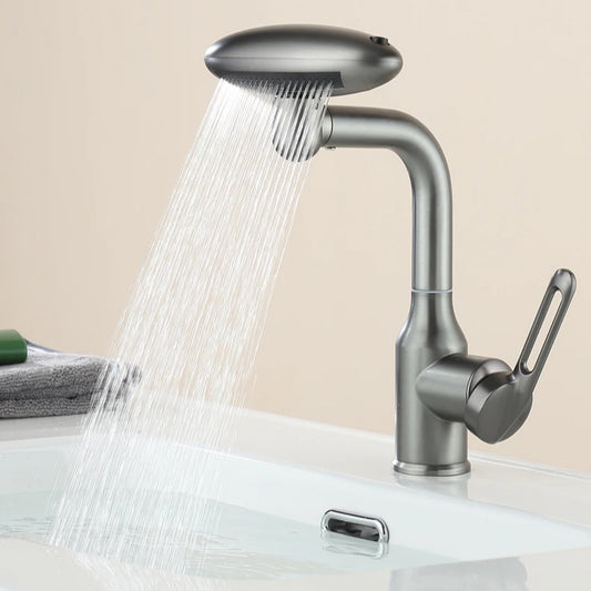 360° Swivel Stainless Steel Faucet for Bathroom Sink